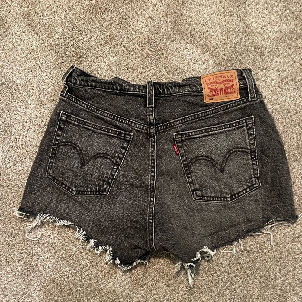 Levi’s 501 black washed denim